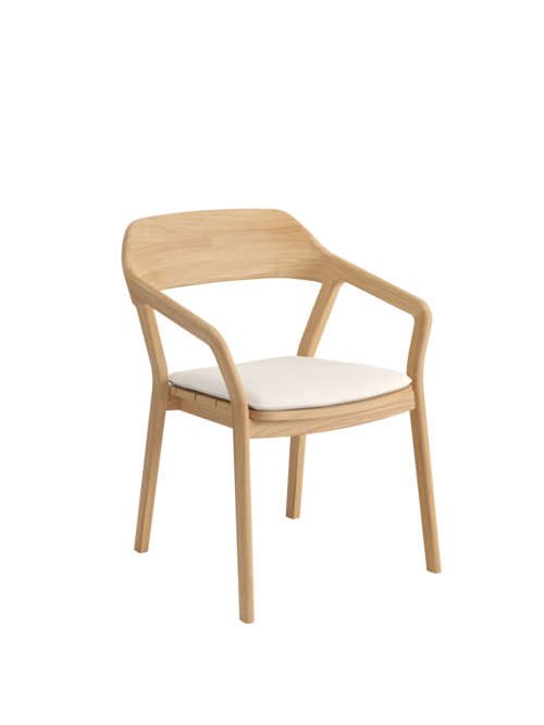 Auflage Luton Armlehnstuhl Linum/Keder Pearl